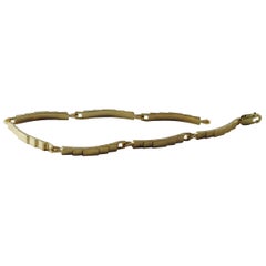 Emer Roberts 18 Karat Gold Slim Steps Links Bracelet