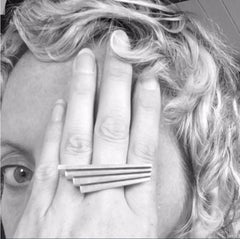 Emer Roberts Silver Statement Fan Ring