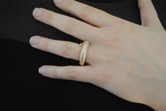 Emer Roberts Solid 18 Karat Gold Rat Tail Ring