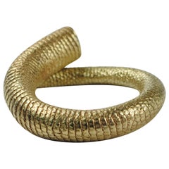 Emer Roberts Solid 18 Karat Gold Rat Tail Ring