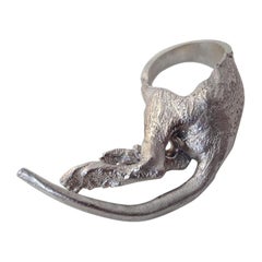 Emer Roberts Sterling Silver Rats Ass Statement Ring