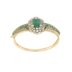 Bracciale Emerald in oro giallo 14 carati con diamanti