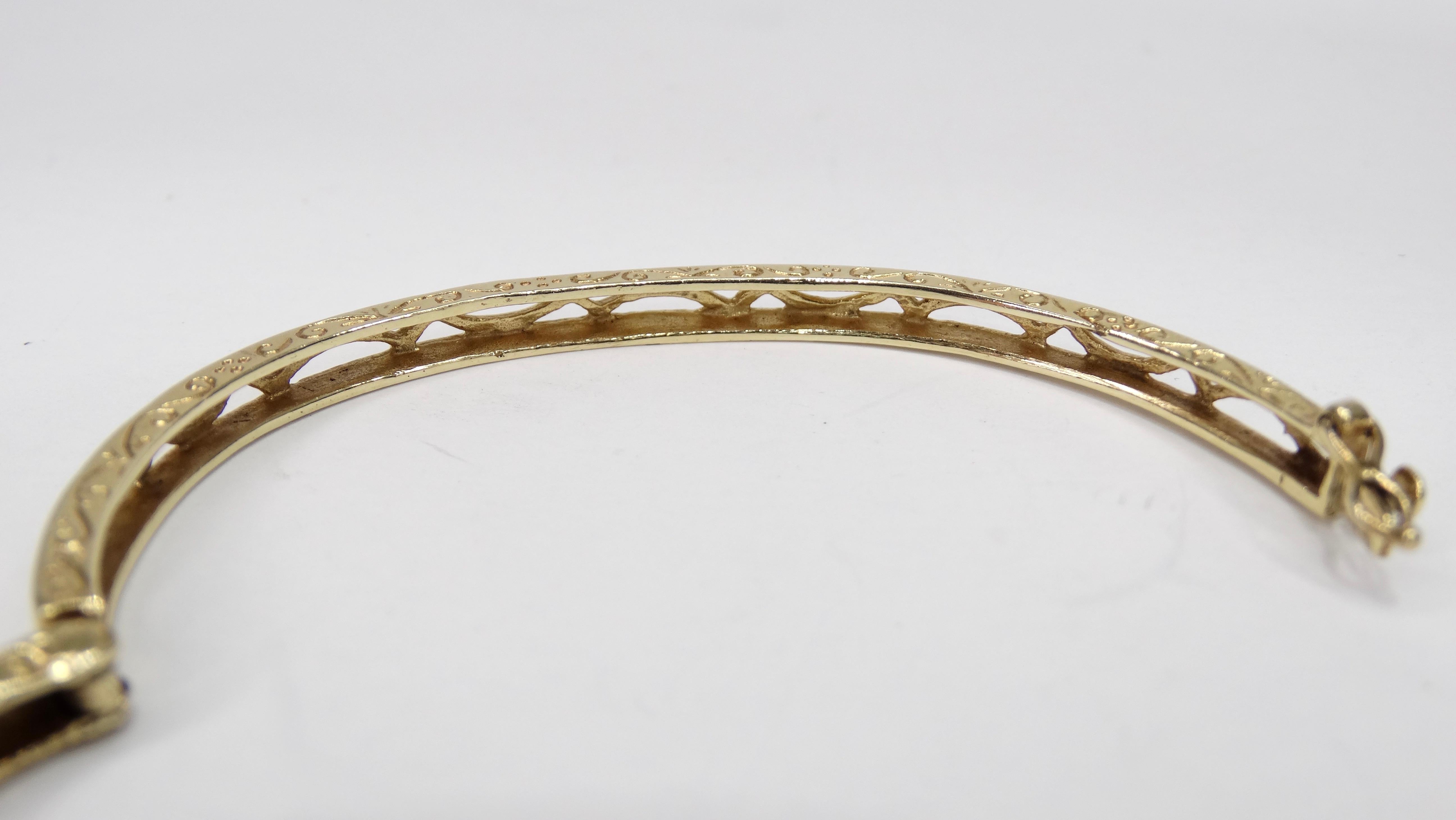 Emerald 14k Gold Bracelet 4