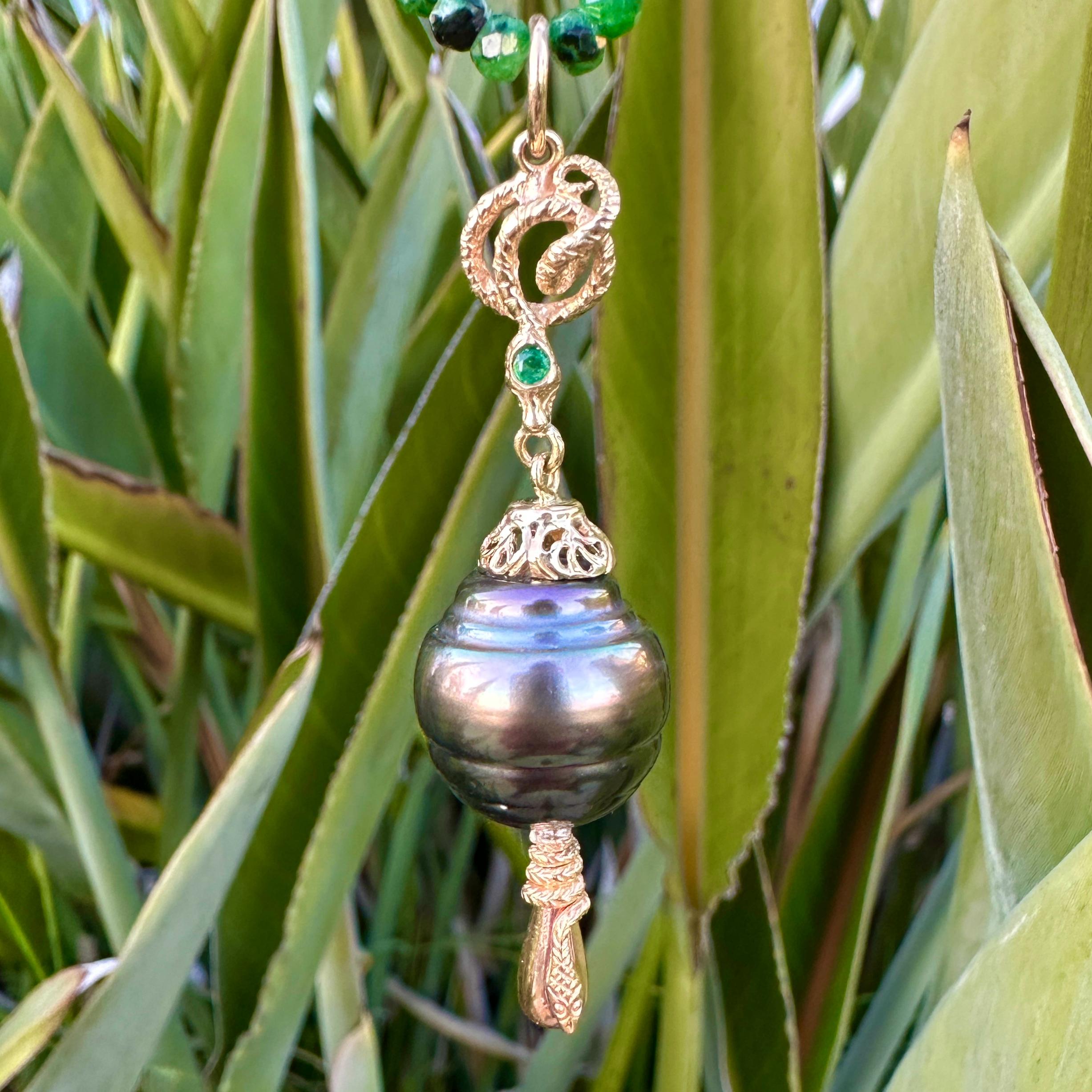 Emerald & Tahitian Pearl 