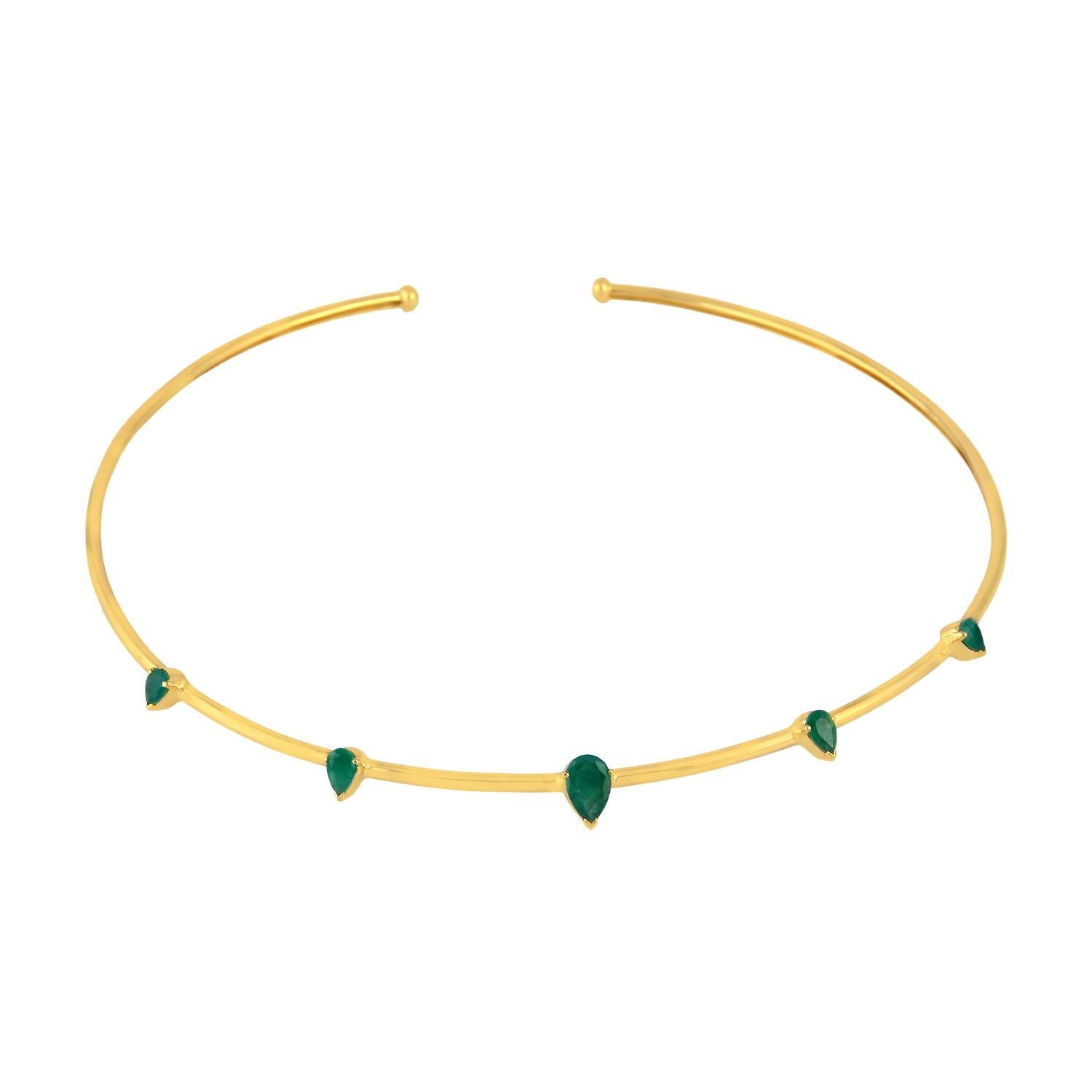 emerald and diamond choker