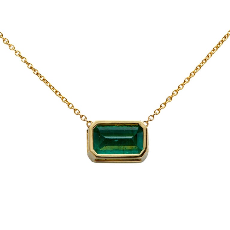 basic hex chain necklace, <br>in 18k yellow gold, <br>22 inch