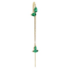 Emerald Allora Ear Pin 