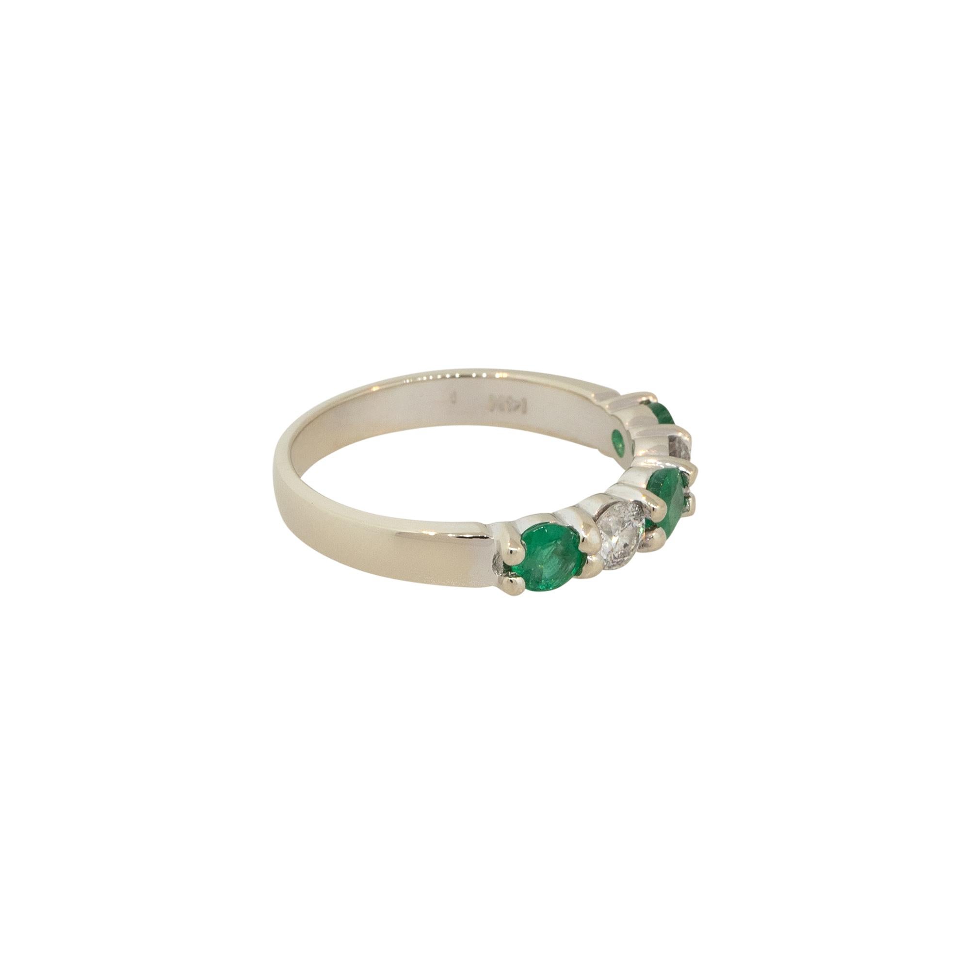 5 stone emerald ring