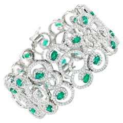 Emerald Cuff Bracelets