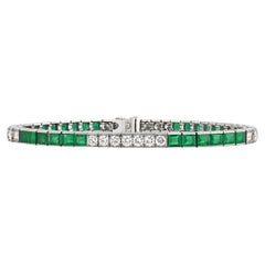 Emerald And Diamond Bracelet By Tiffany & Co.