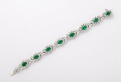 Emerald and Diamond Bracelet