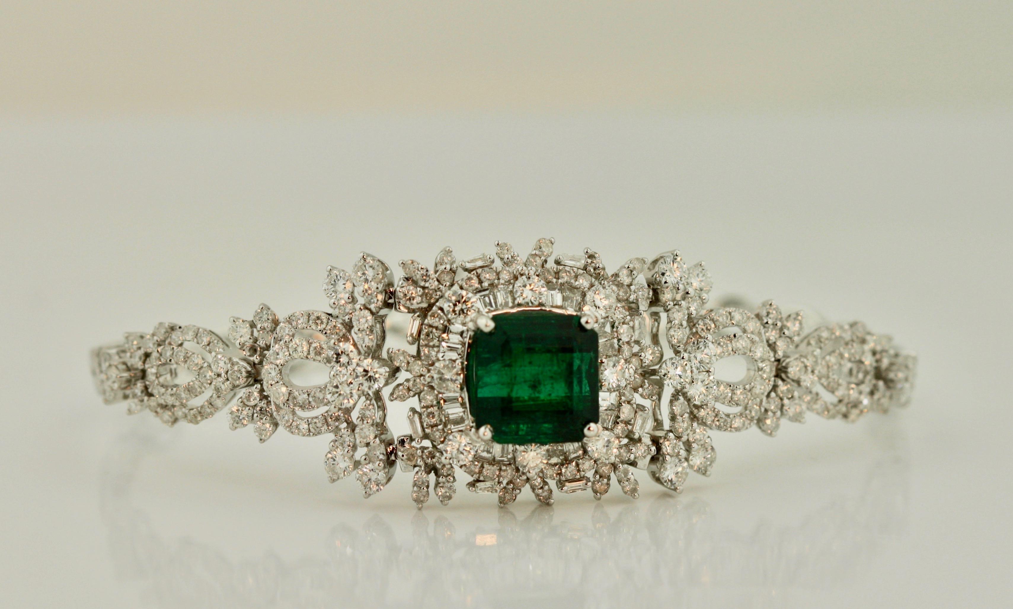 Emerald and Diamond Bracelet 3