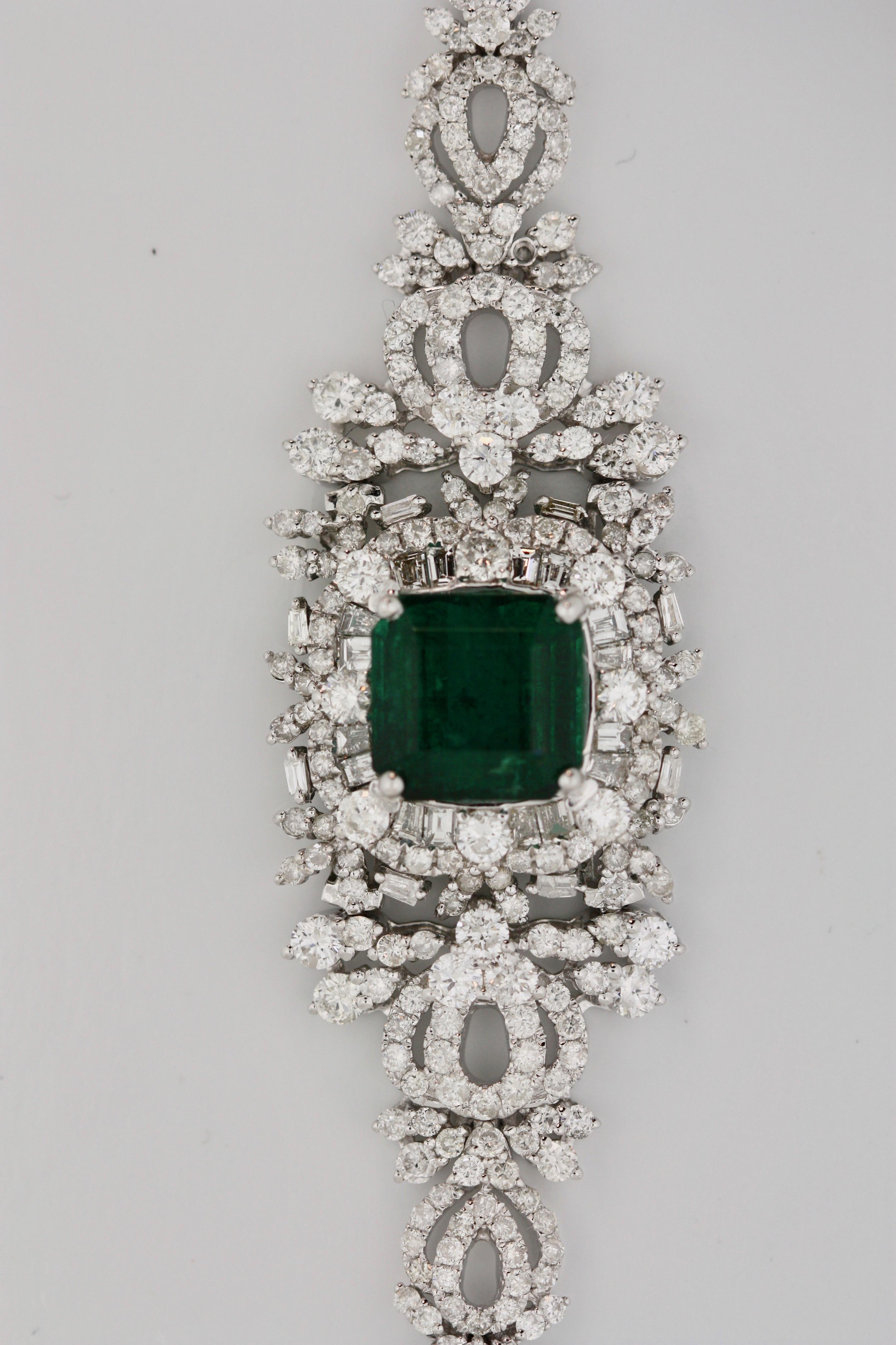 Emerald and Diamond Bracelet 4
