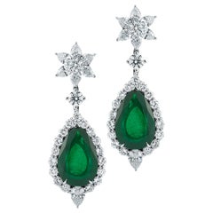 Emerald and Diamond Earring by RayazTakat