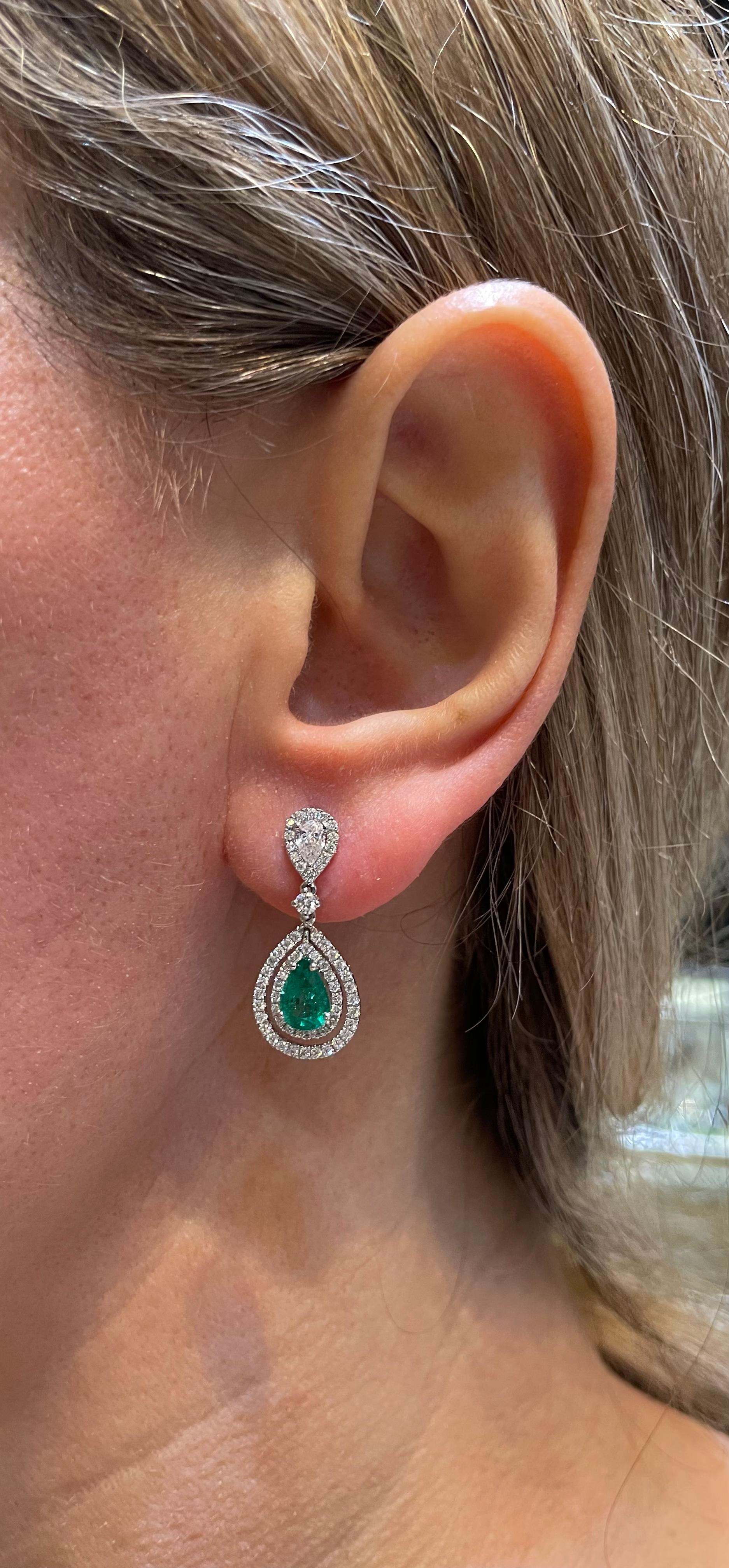 Emerald and Diamond Earring 6