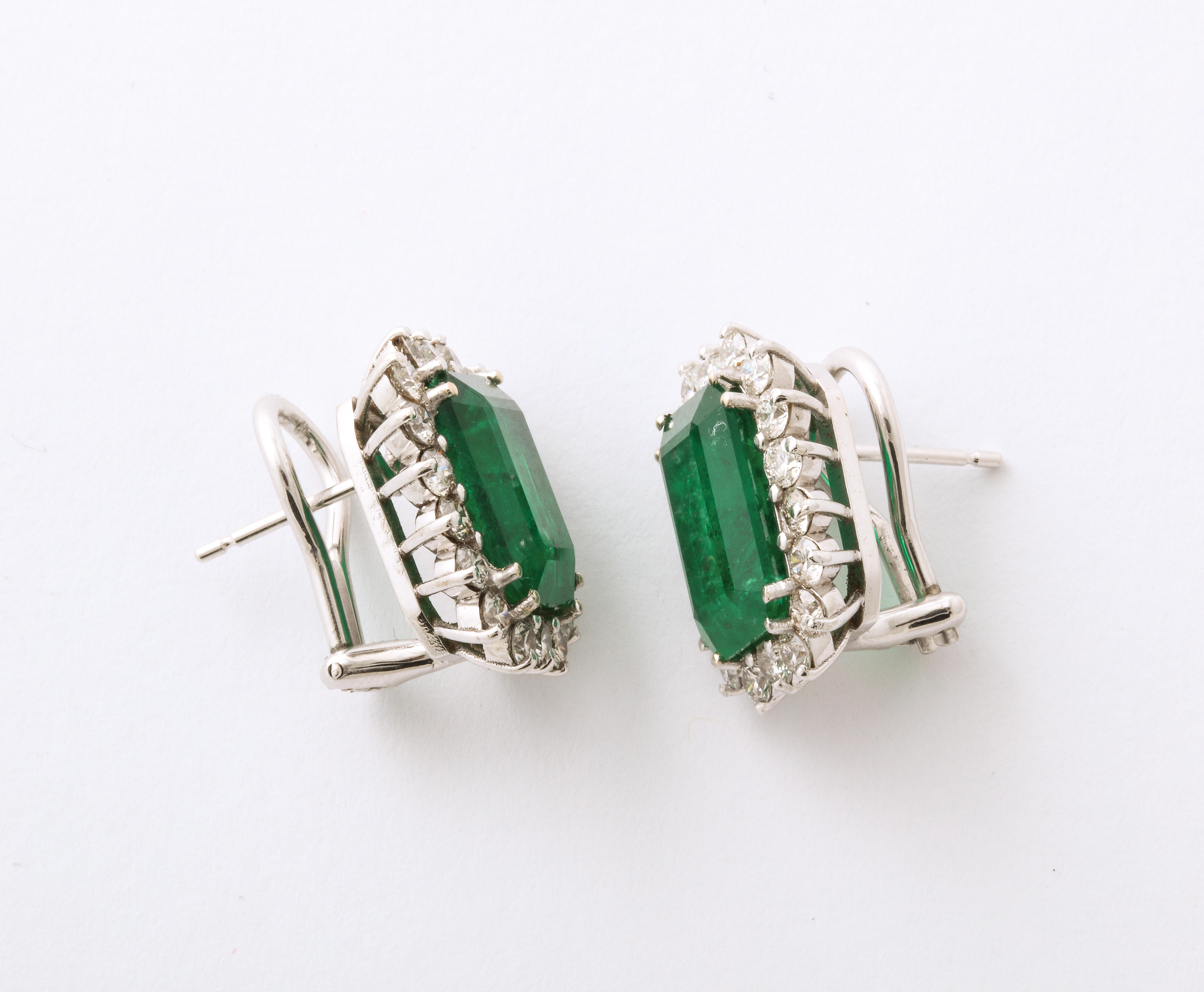 Emerald and Diamond Earring 1
