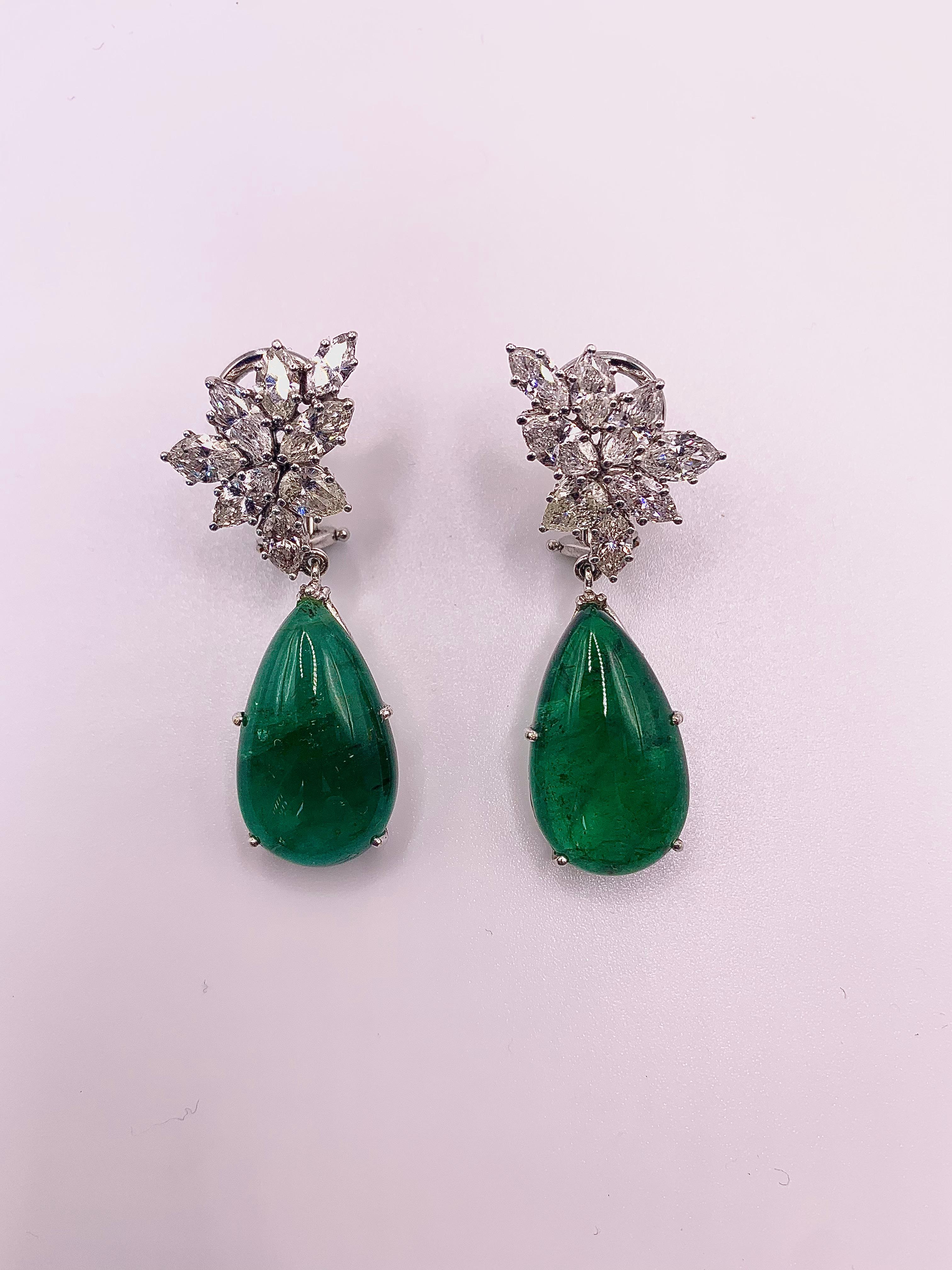 princess diana emerald earrings