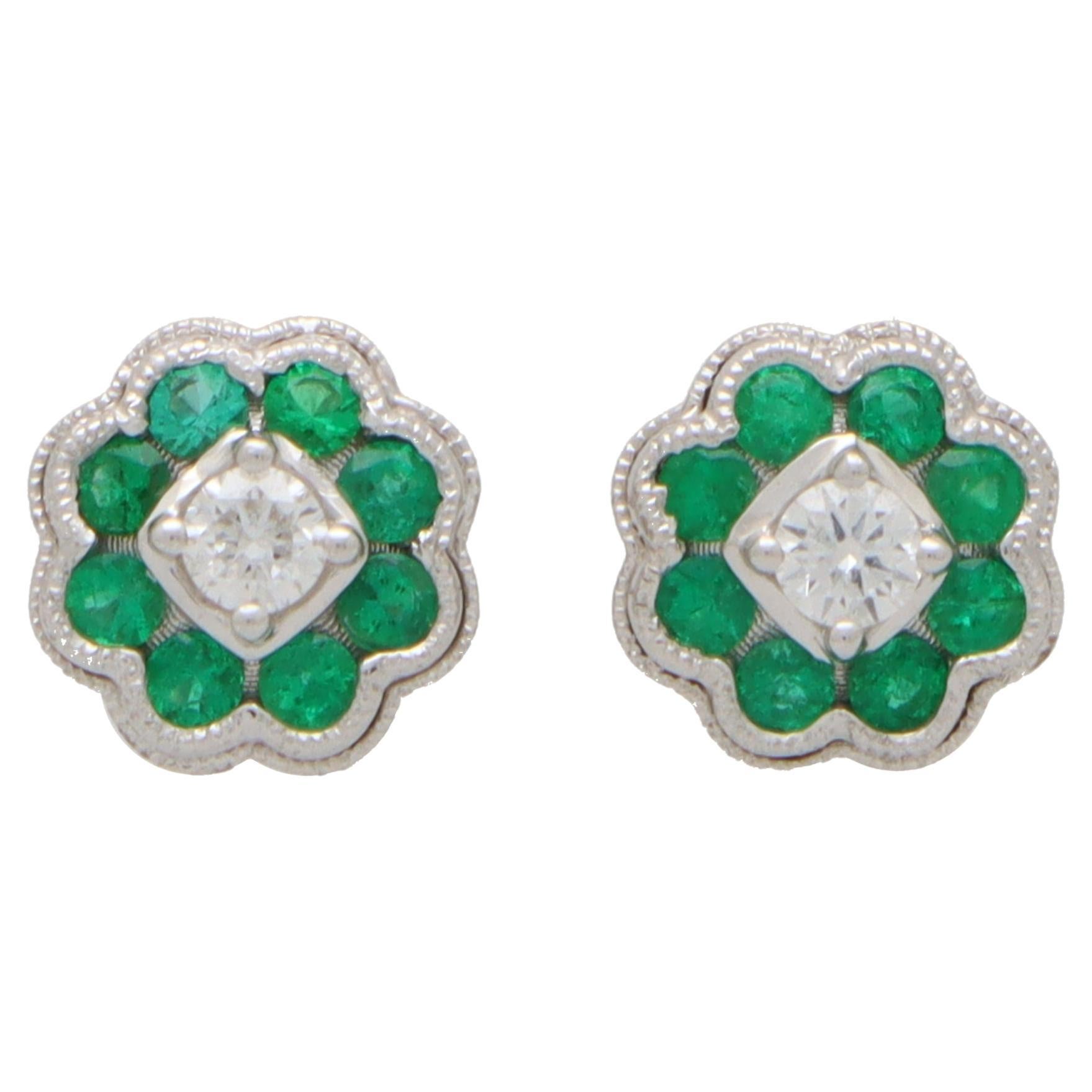 Floral Diamond Earrings main image 0