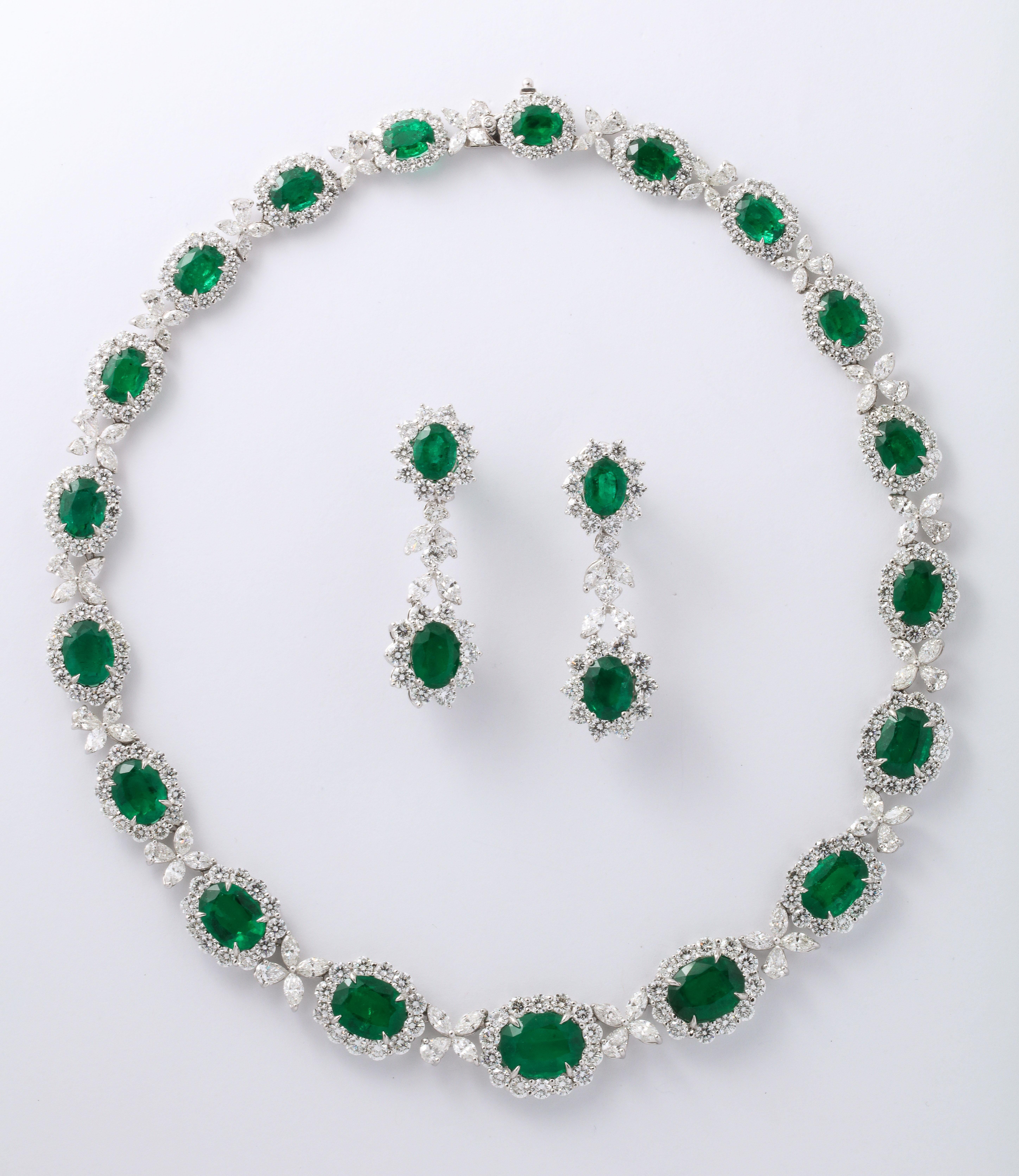 Emerald and Diamond Necklace 2