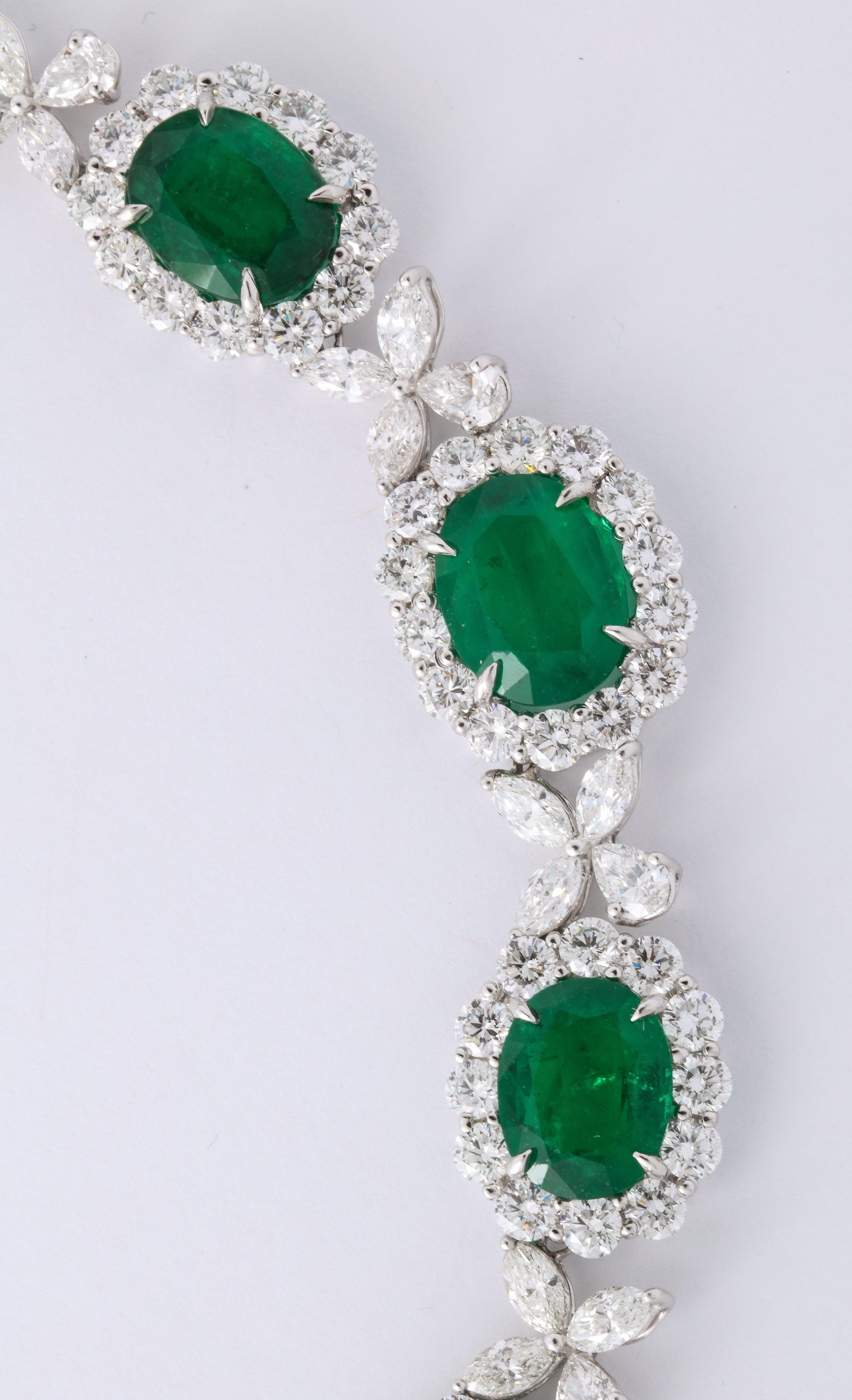 emerald and diamond choker