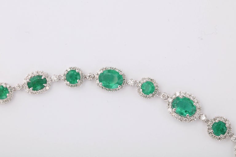 Emerald and Diamond Necklace at 1stDibs | emerald and diamond necklace ...