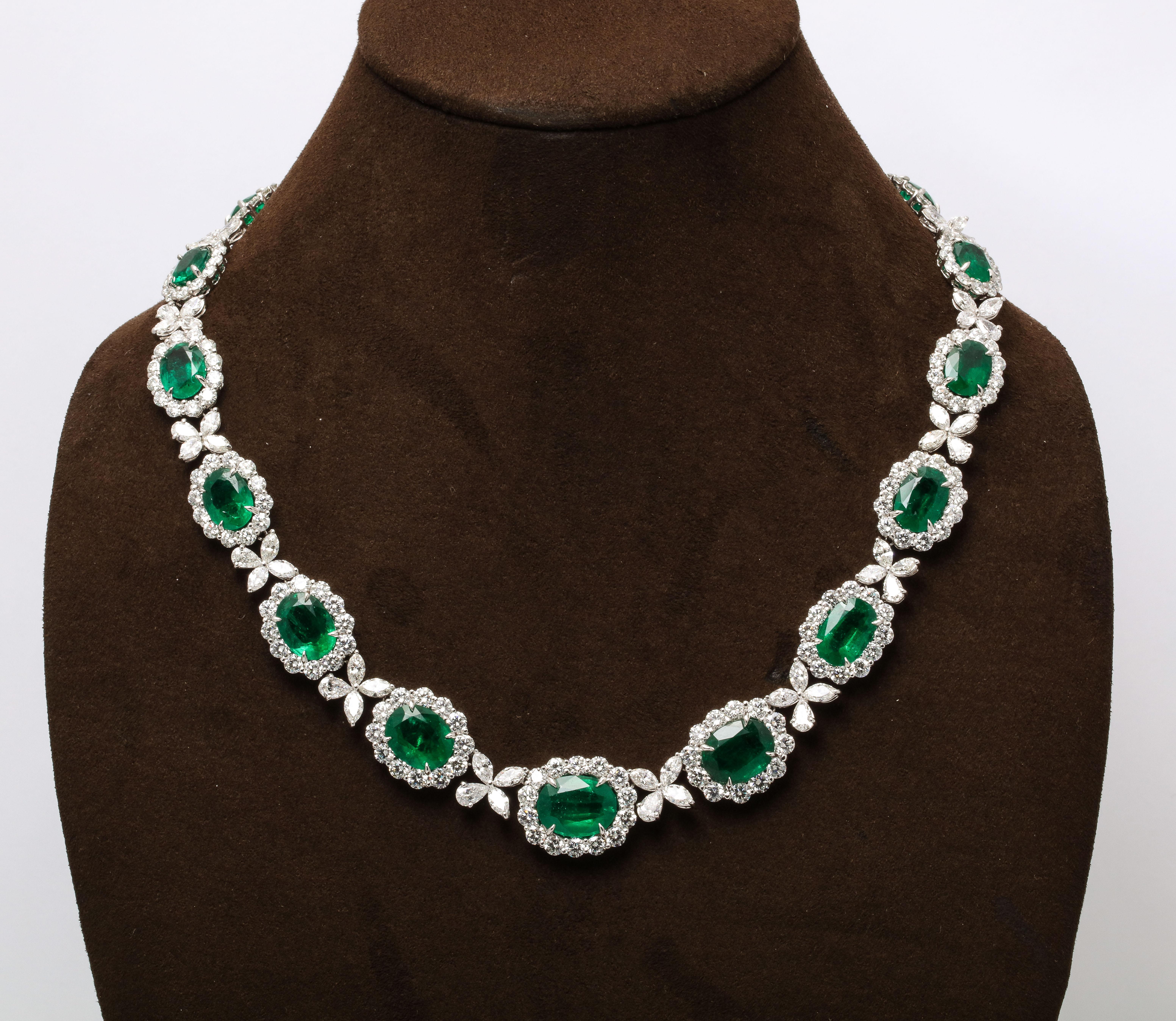 Emerald and Diamond Necklace 1