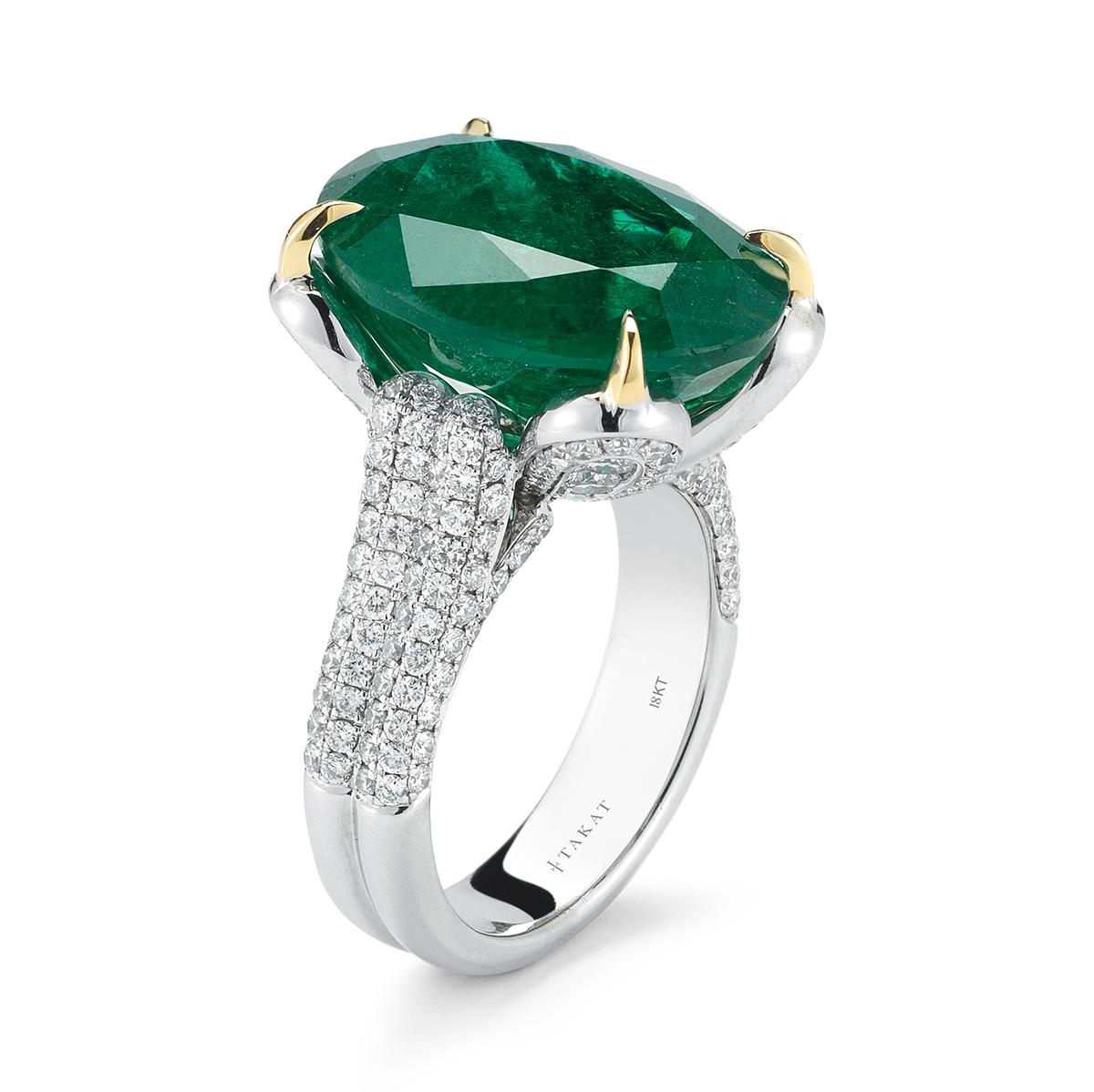 largest emerald ring