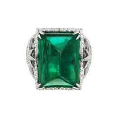 Emerald and Diamond Ring by RayazTakat