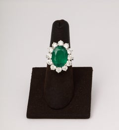 Emerald and Diamond Ring