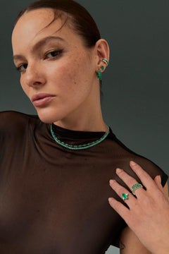 Emerald and Diamond Ring