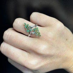 Emerald And Diamond Ring
