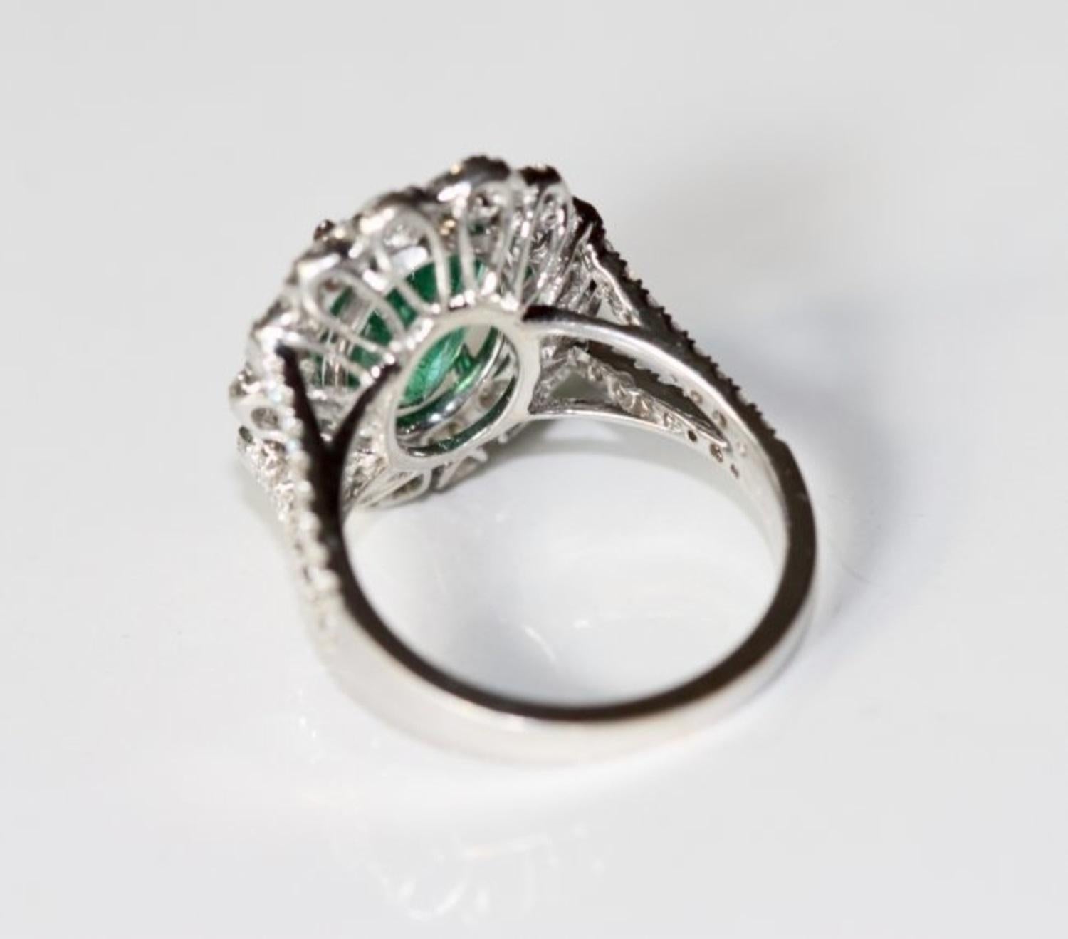 Emerald and Diamond Ring 1