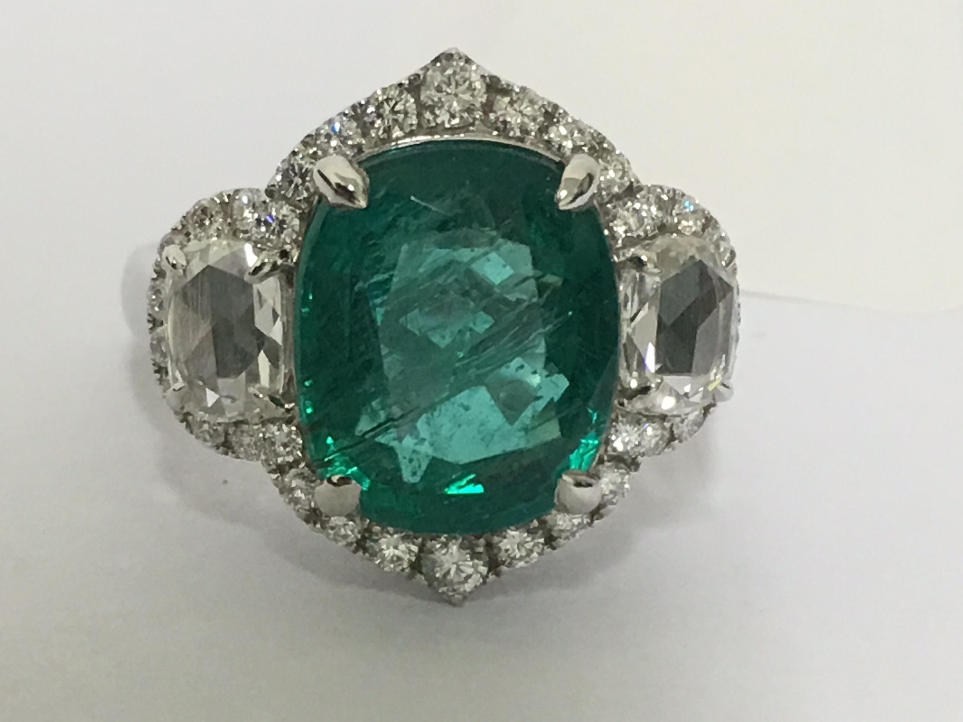 Emerald and Diamond Ring 2