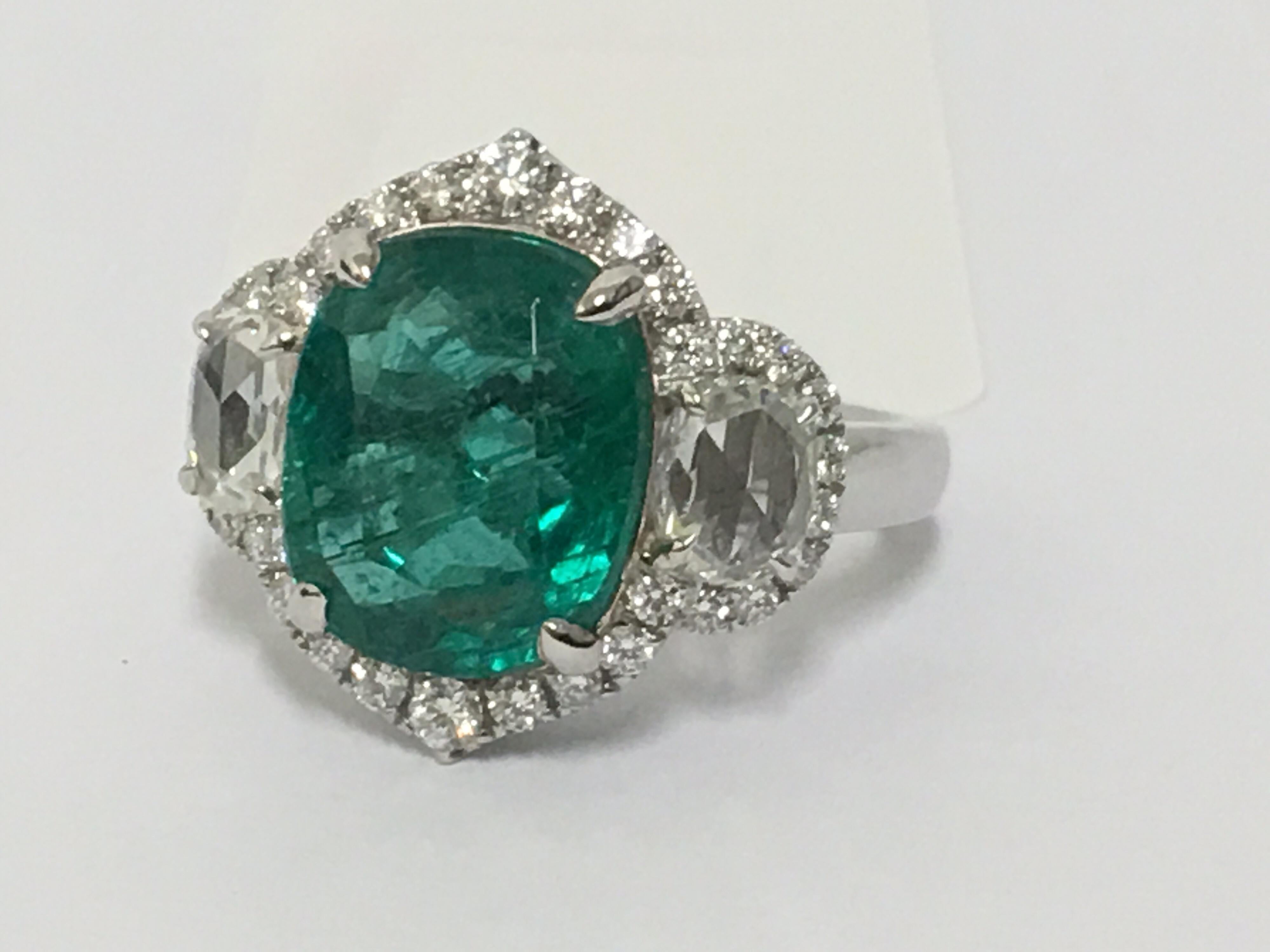 Emerald and Diamond Ring 3