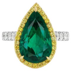 Emerald and Diamond Ring