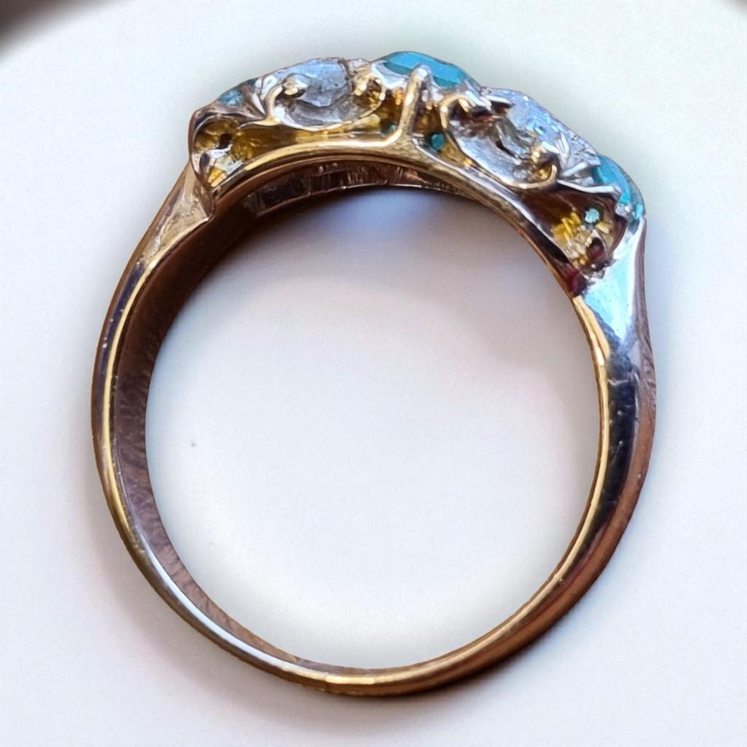Taglio smeraldo Emerald and Diamond Ring, signed G. R. Addis, Australia, circa 1890–1910 in vendita