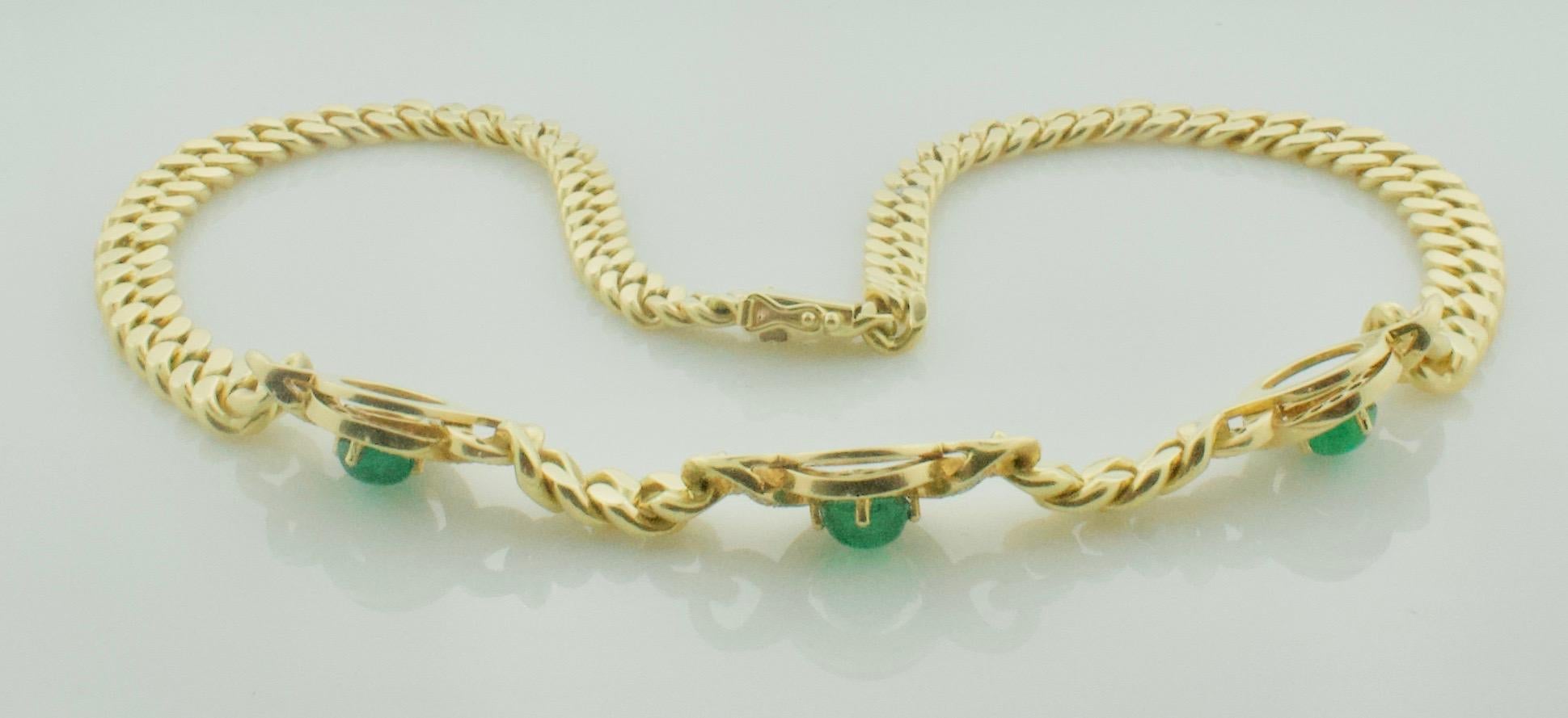 vintage emerald necklace