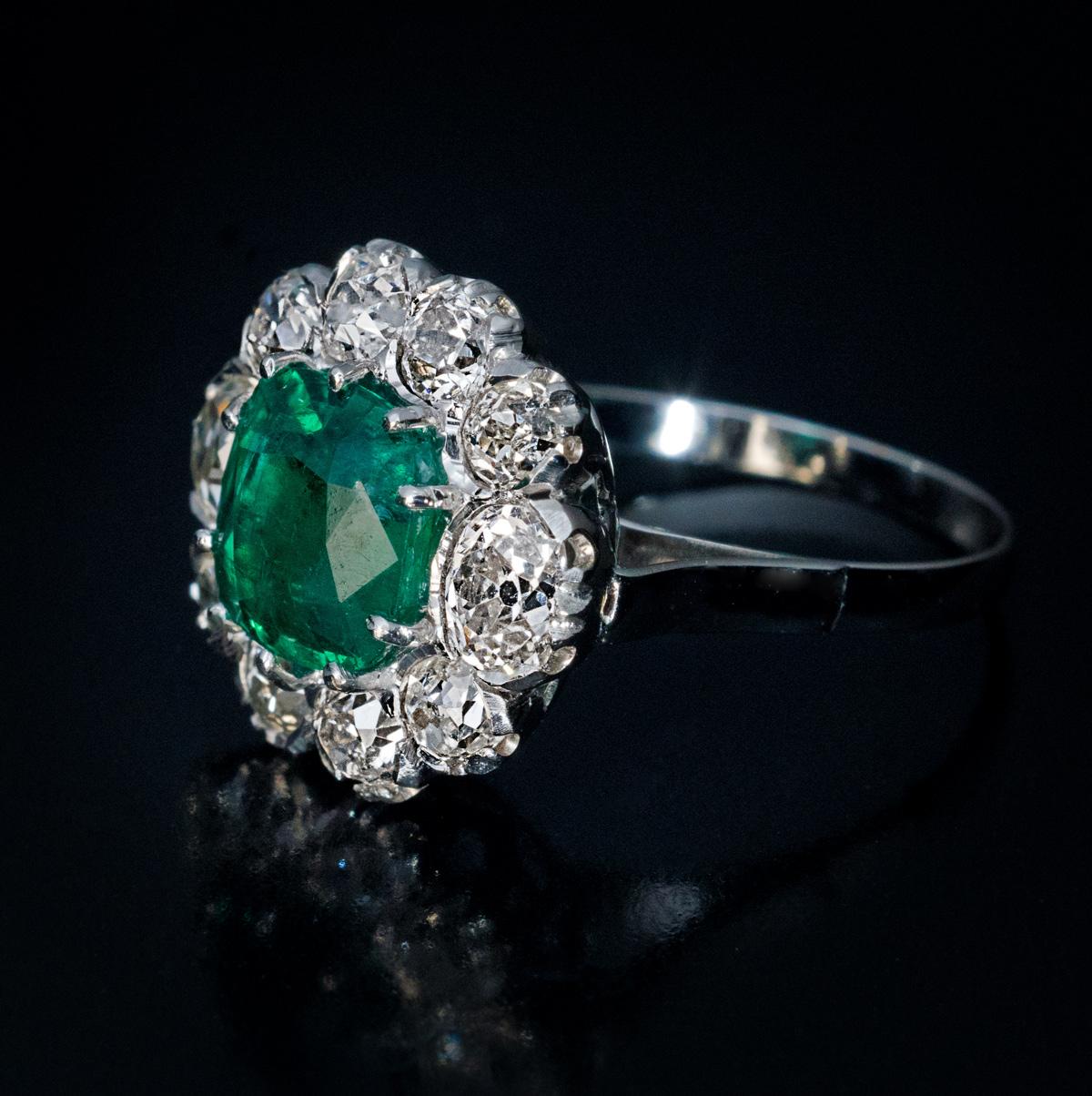 old mine cut emerald