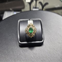 Emerald Artdeco Ring