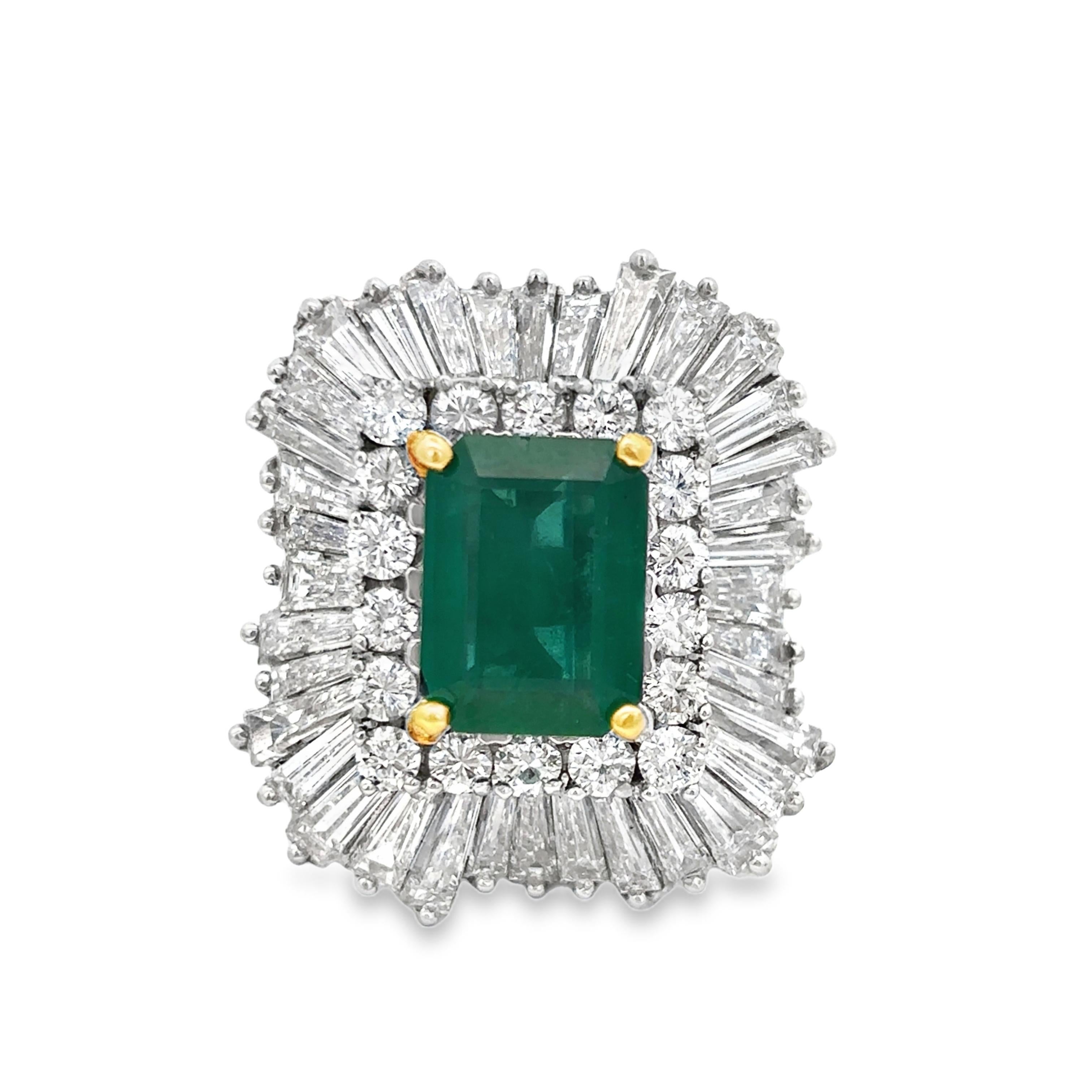 Emerald Ballerina Ring - image 8