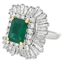 Emerald Ballerina Ring