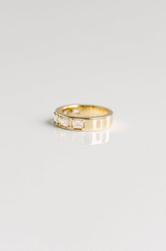 Emerald Band 14K White Gold Pure Sophistication Heirloom