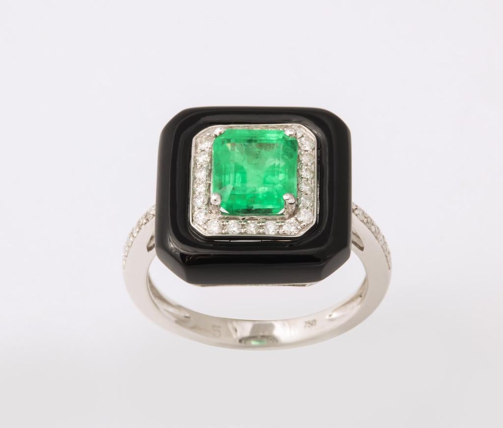 emerald agate ring
