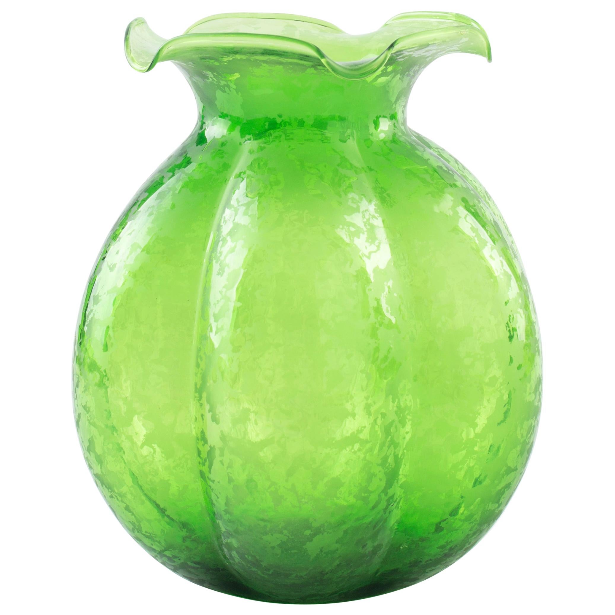 Emerald Bulb Vase, Northern Europe, 1970