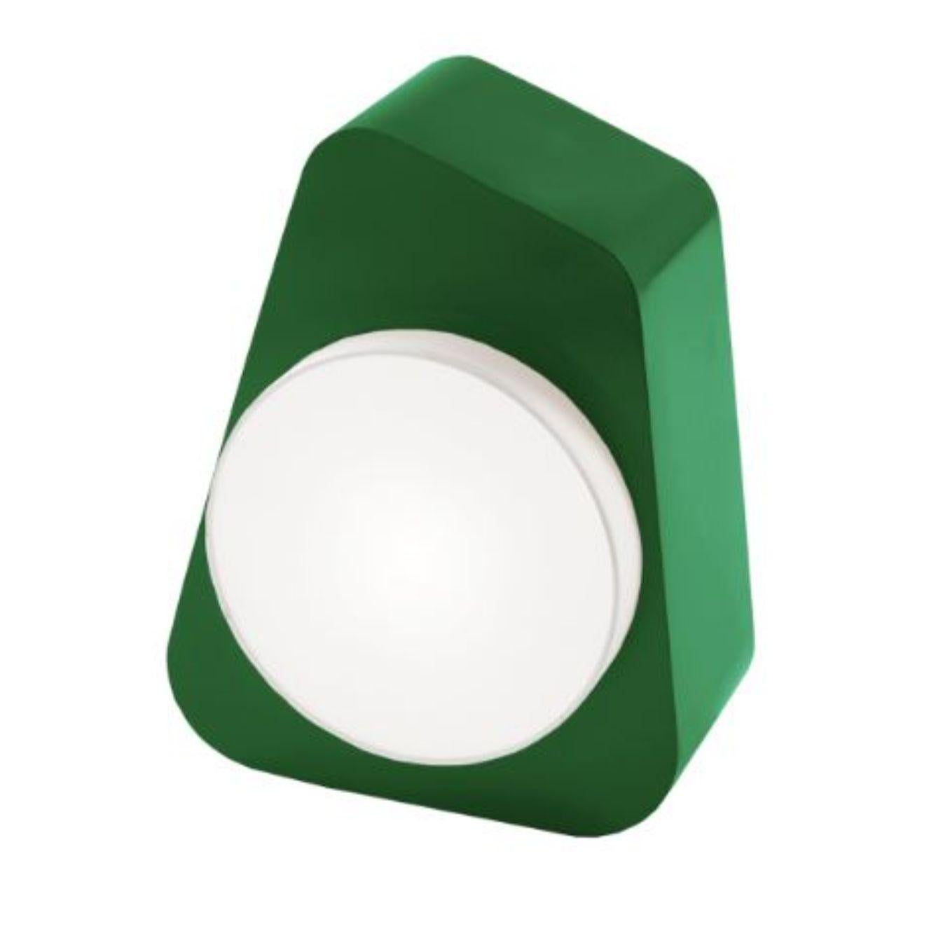 Emerald Carousel wall lamp by Dooq
Dimensions: W 30 x D 18 x H 40 cm
Materials: lacquered metal
Abat-jour: cotton
Also available in different colours and materials.

Information:
230V/50Hz
E27/1x25W LED
120V/60Hz
E26/1x10W LED
bulb not