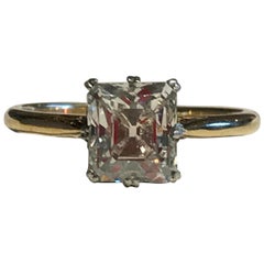 Emerald Cut 1.75 Carat Diamond Engagement Ring