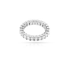 Emerald-Cut 4.61 ct. Diamond Eternity Band, 18k White Gold