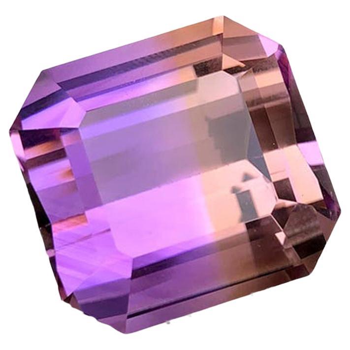 Emerald Cut Ametrine Gemstone: Natural Bolivian February Birthstone en vente