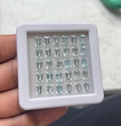 Emerald Cut Aquamarine for jewelry Making 6x4mm Octagon Shape Wholesale lot