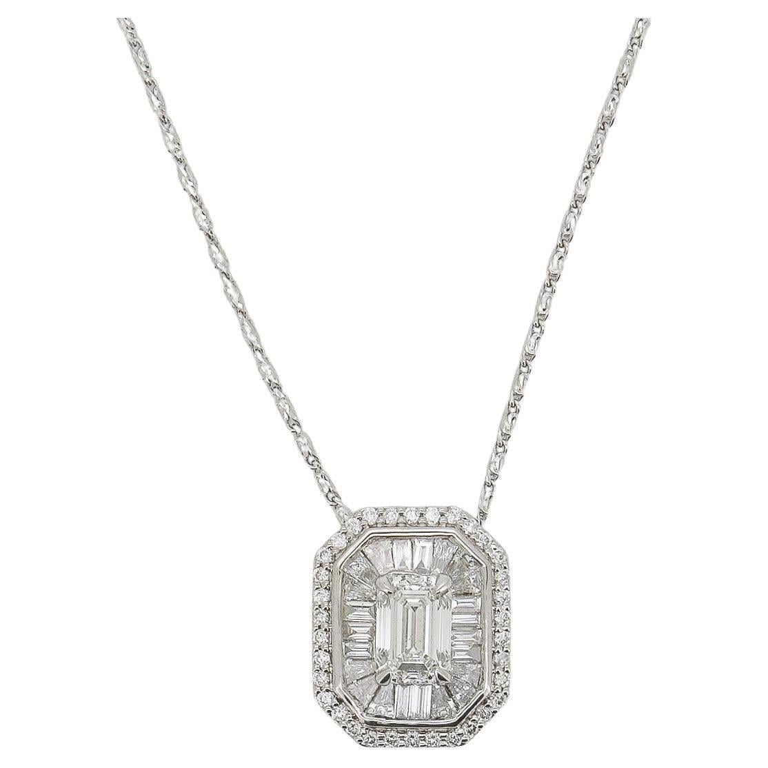 Collana con diamante in oro 14K Lauren:
Una sorprendente rivisitazione in chiave moderna dell'eleganza dell'epoca decò, il Lauren è un capo che si fa notare, sia indossato da solo che al centro di una serie di strati. Questo design esclusivo